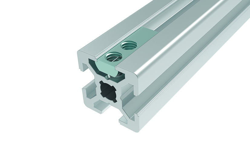 Ecrou basculant 7,7 x 3,4 mm avec languette ressort