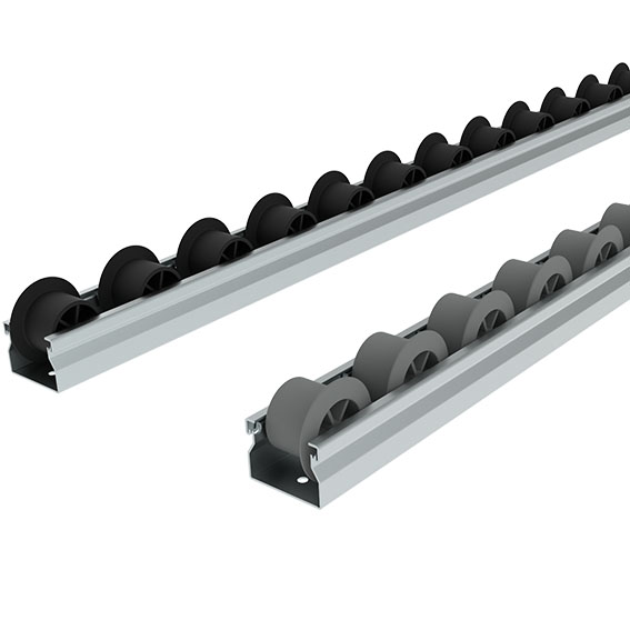 Rollenschiene XST R28 mit Spurkranz