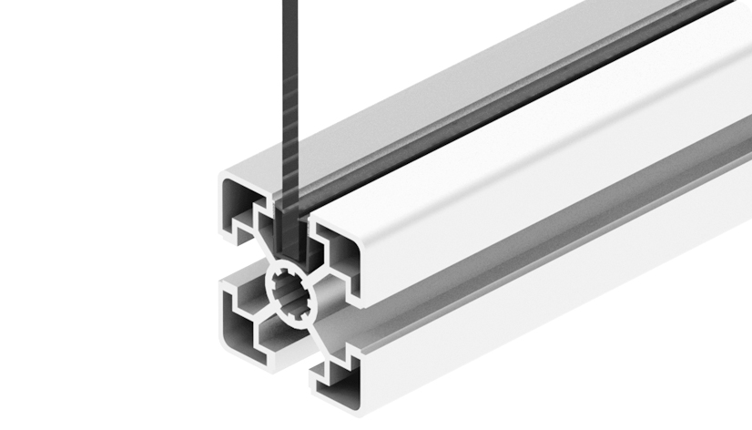 Cover and Reduction Profile B Slot 10 flat