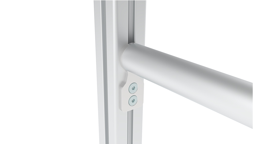 Plaque de connexion 90° D30 (Kit) – exemple d'application