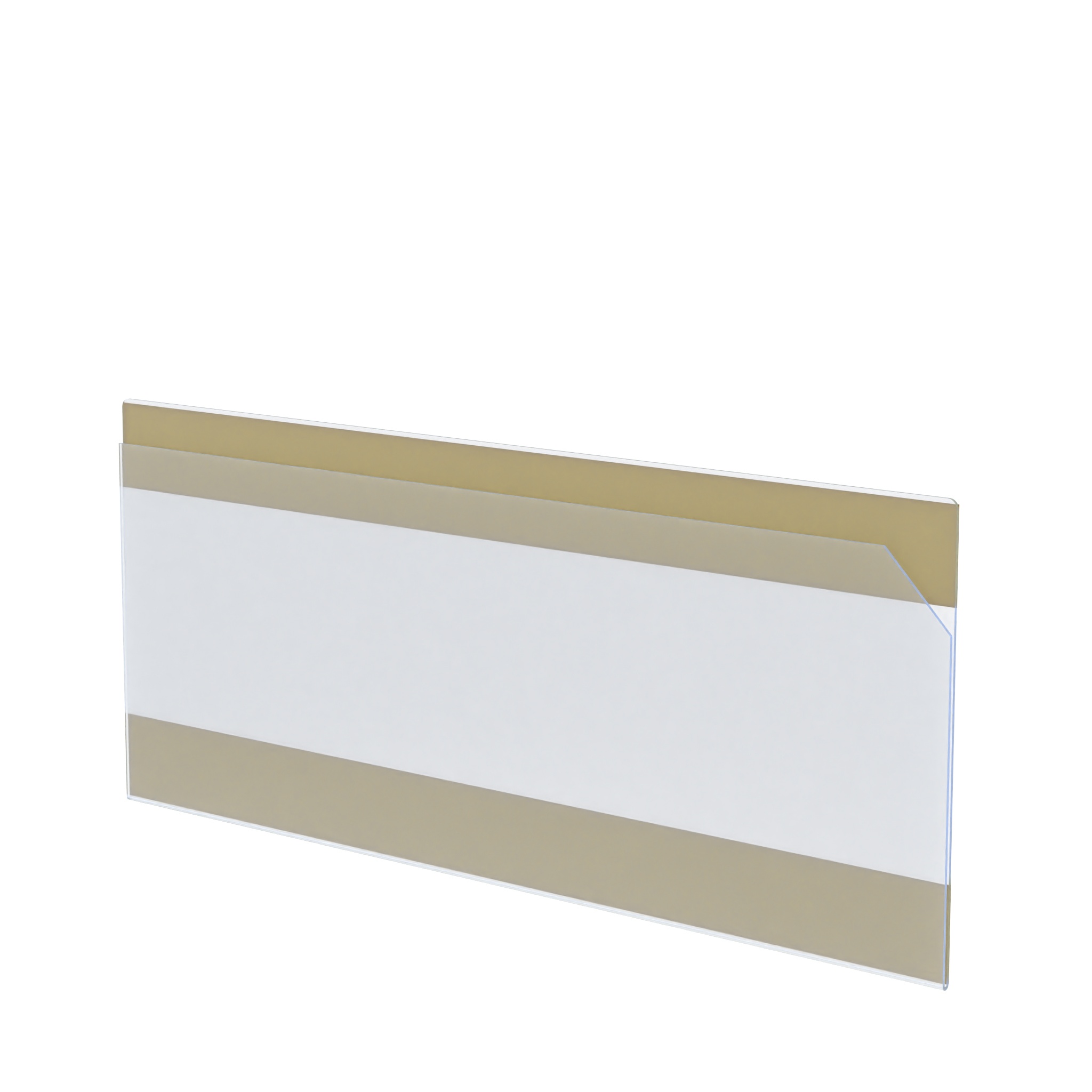Selbstklebende KANBAN-Etikettenhalter 02012A1/4A – Produktabbildung