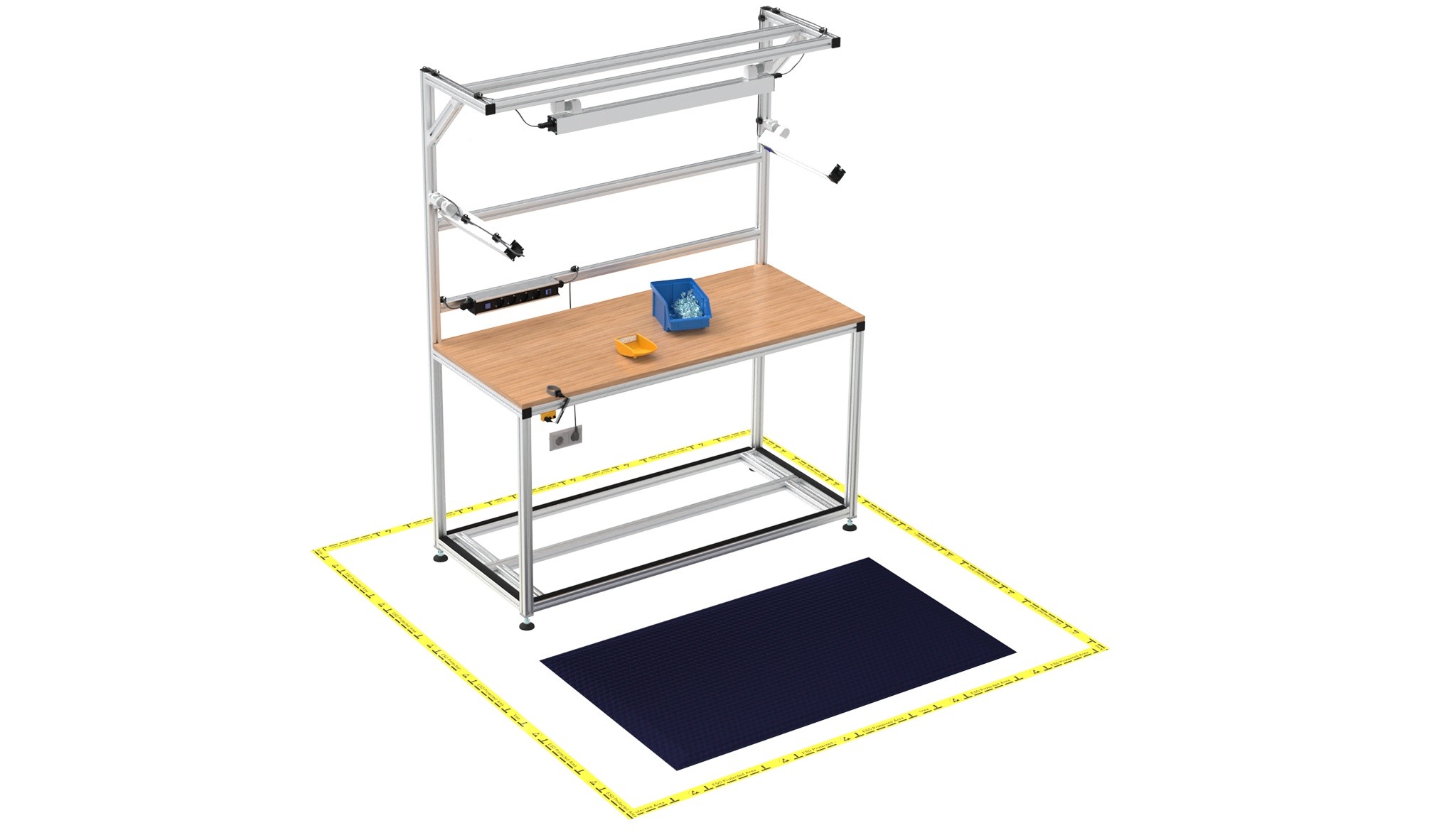 ESD Protected Area Floor Marking Tape 50