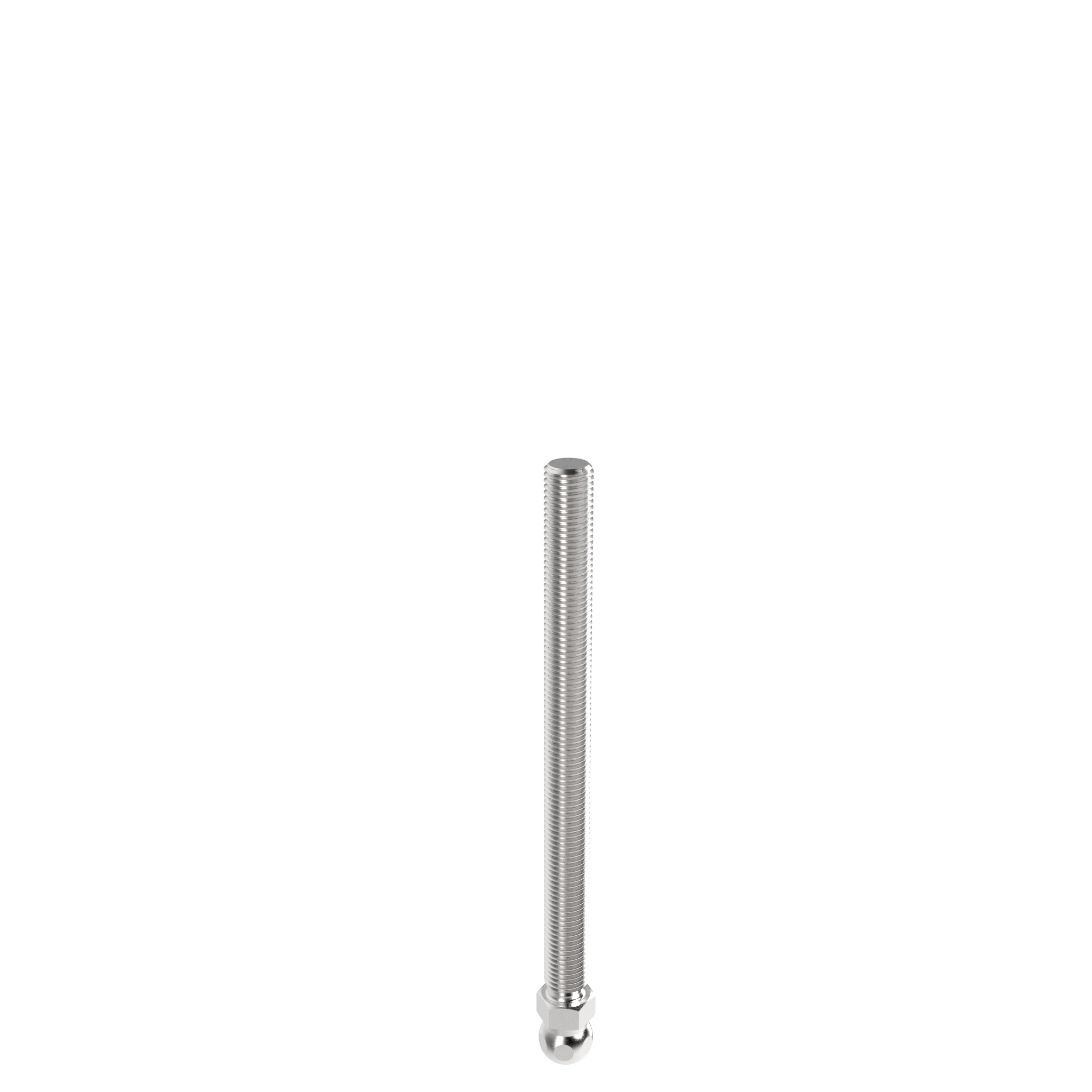 Tige filetée acier inox métrique pour pieds rotulé, rotule 15 098DM12150E – image du produit