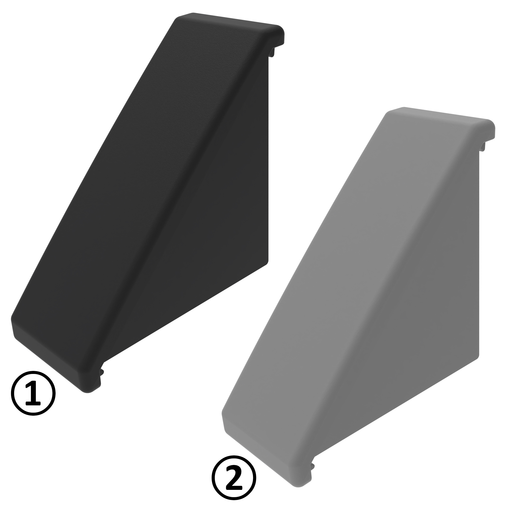 Cover Cap for Alu Connection Angle 30 x 60