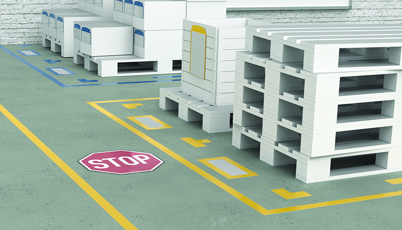 Stop Floor Sign