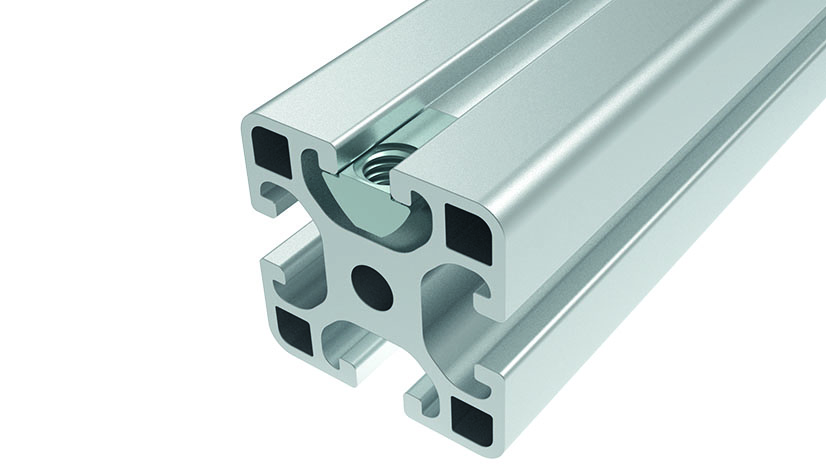 Roll-in T-slot Nut 13.7 x 7.0 mm with Spring Loaded Ball