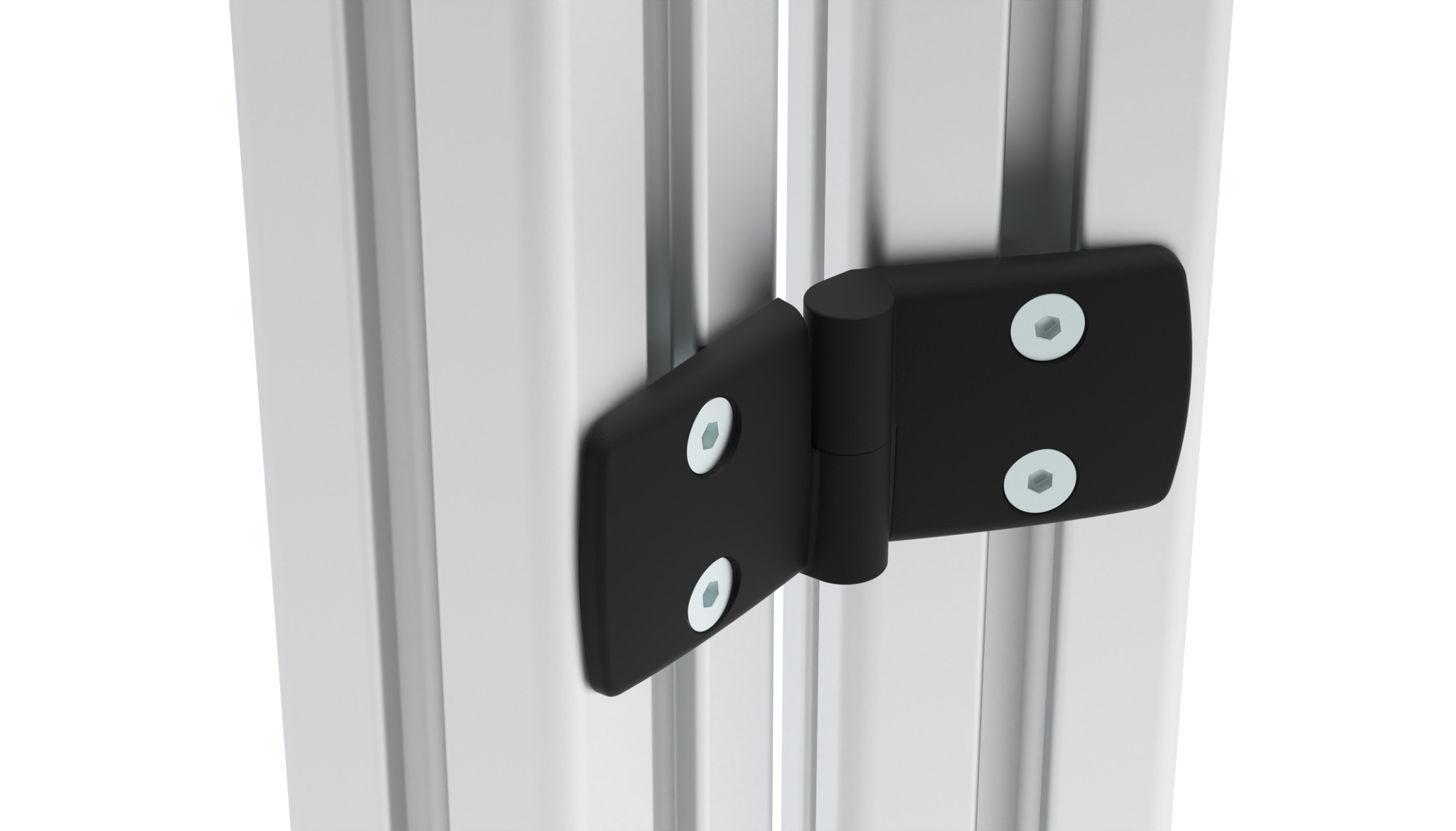Plastic Combi Hinge 60, Detachable, Black