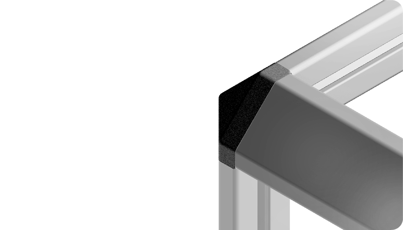Cover Cap C 3-way Connection Angle I 40 – ejemplo de aplicación