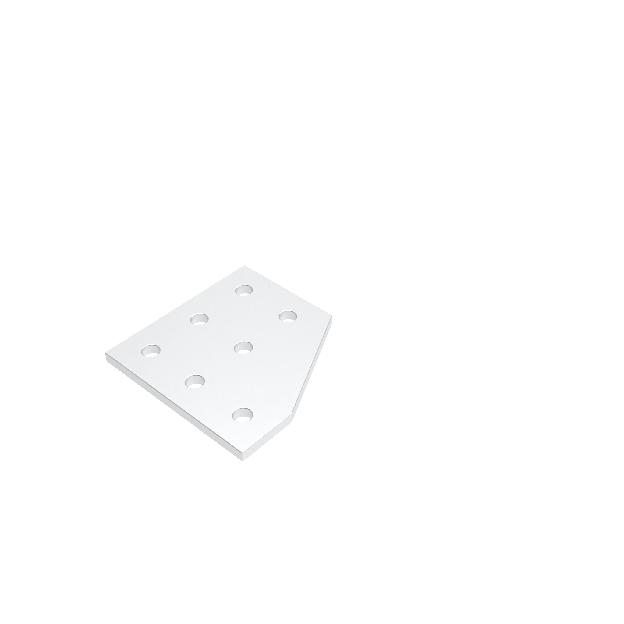 ECO Connection Plate AL L 7 Hole, 1 Slot x 2 Slots Version 093EVL7676S01 – product image