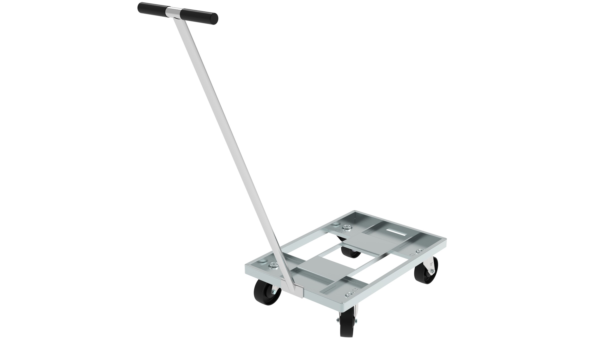 Self-locking Push Bar for Dollies, detachable