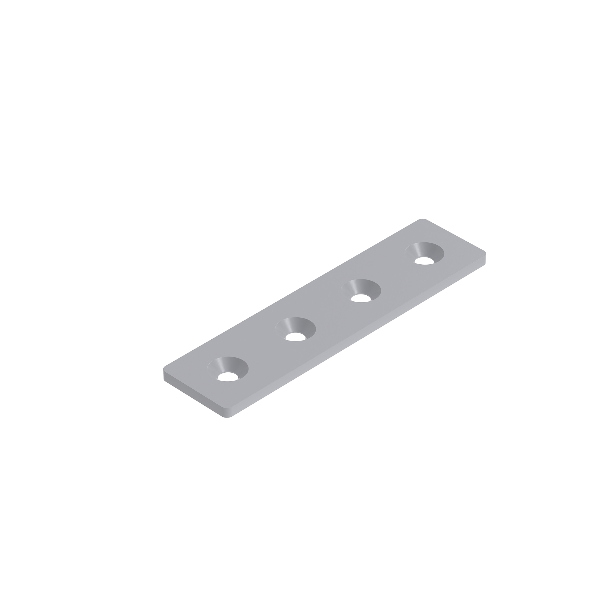 Connection Plate ST Rectangular 4 Hole, 1 Slot Version 093V40160A – product image