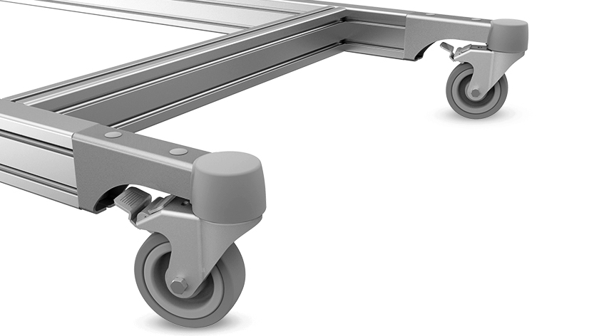 Accesorios para ruedas giratorias y fijas