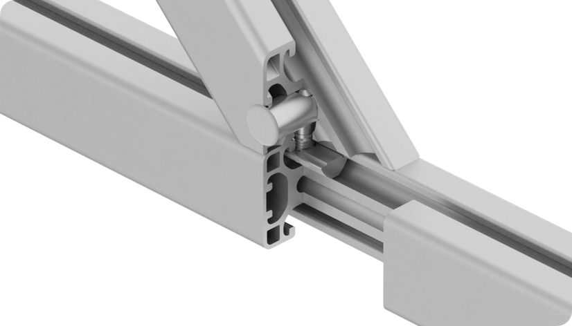 Miter Connector I 30°-90°, Slot 8