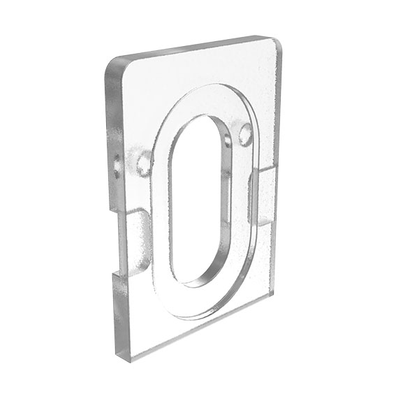 Spacer CS for Uni Blocks 25, transparent colorless