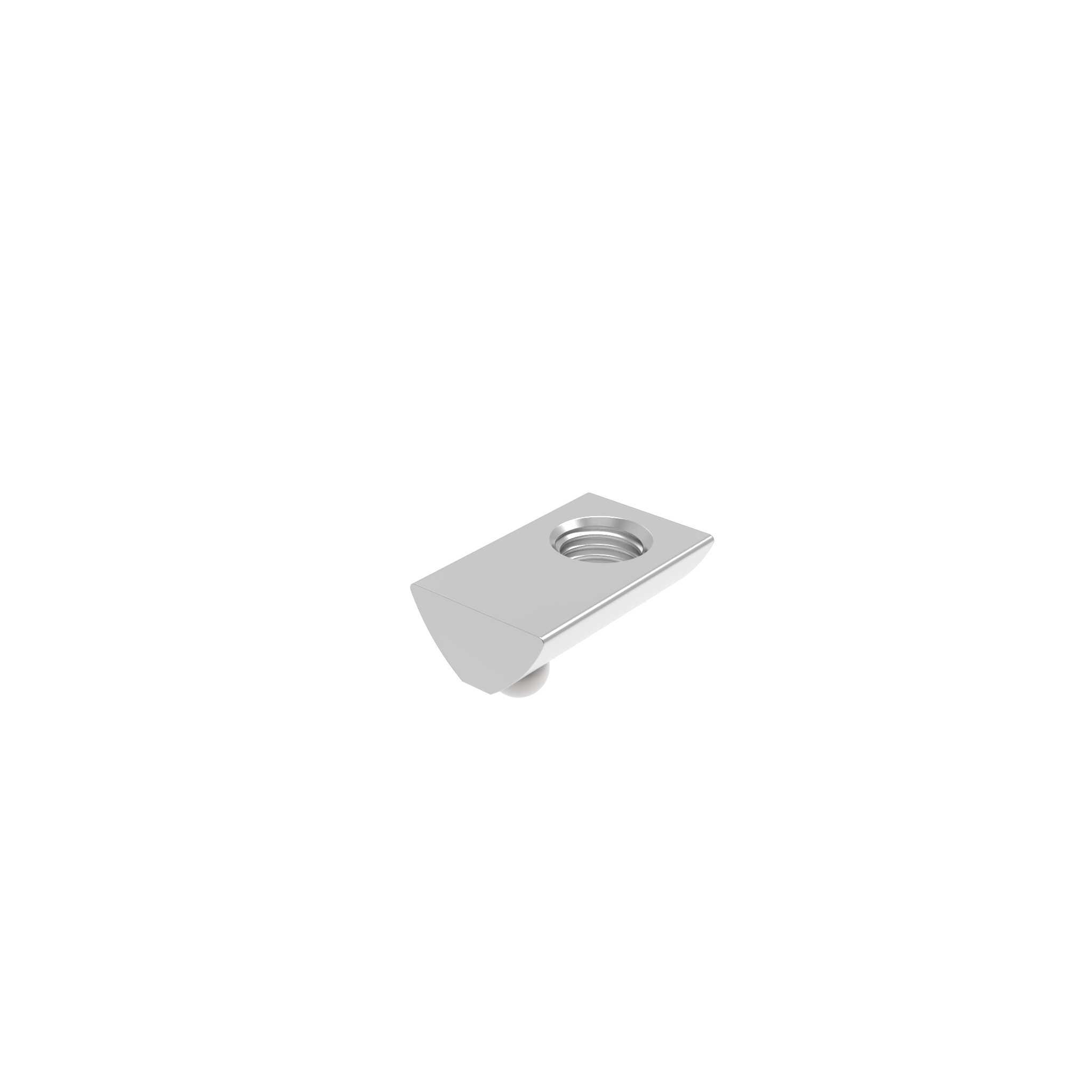 Nutenstein 13,7 x 7,0 mm, einschwenkbar mit Federkugel 096008E – Produktabbildung