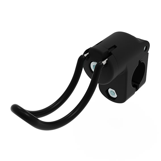 Werkzeughaken FX R35 - 27, gummiert für Rundrohre D28 / D30