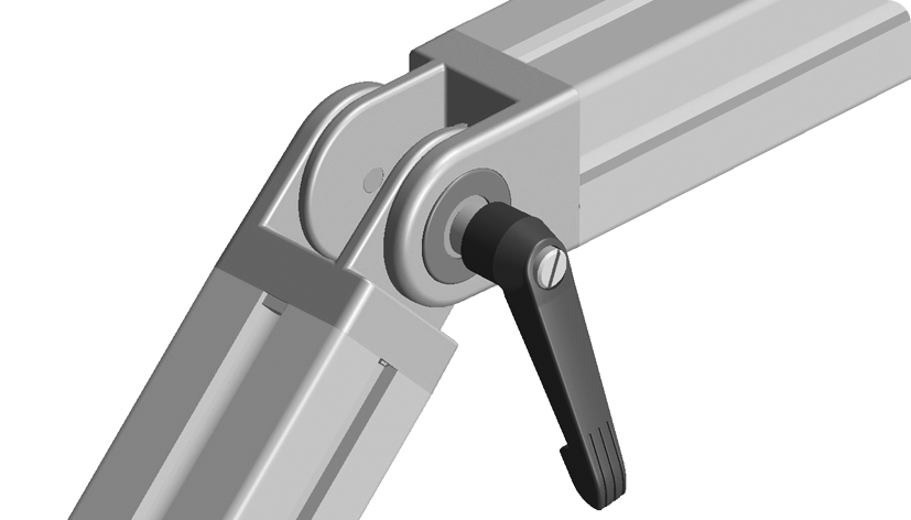 Pivot Joint 45 with Locking Lever
