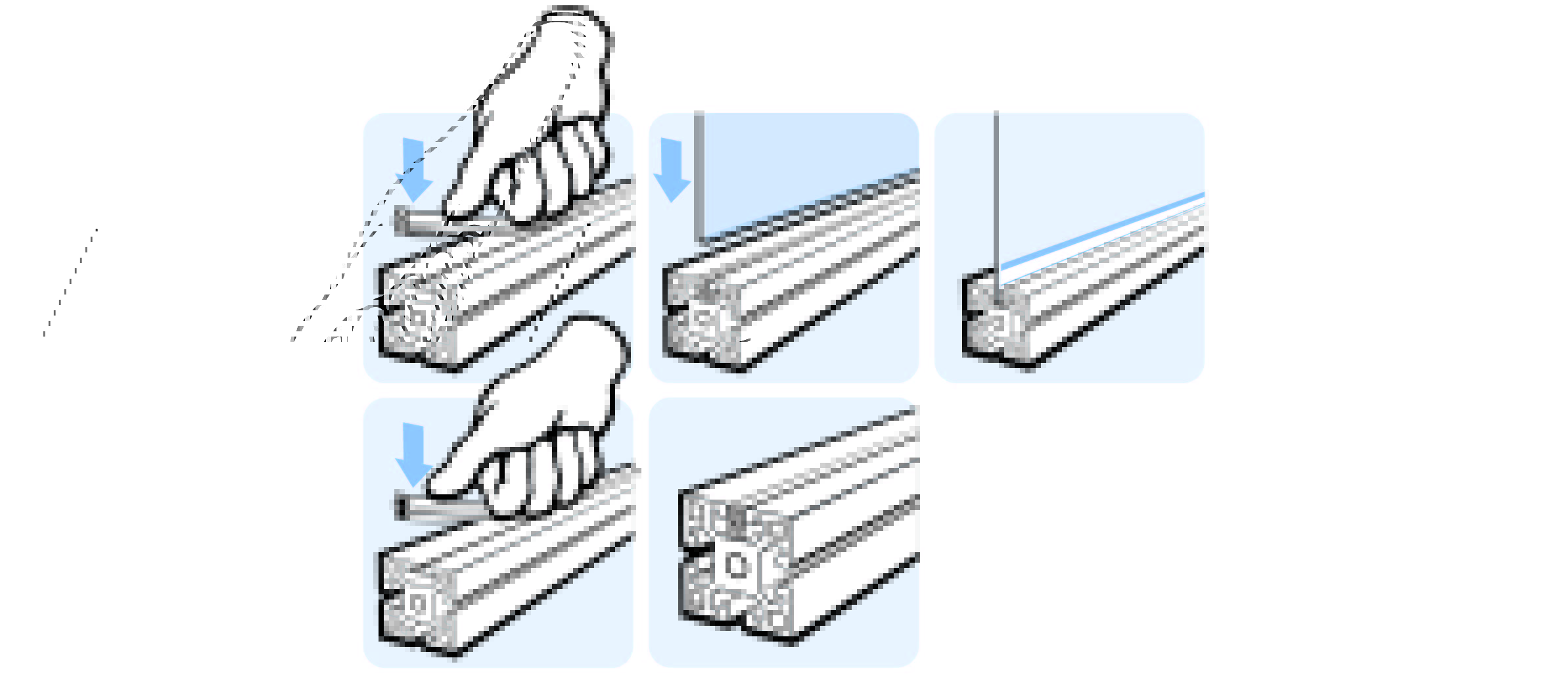 Cover and Reduction Profile M45 Slot 8
