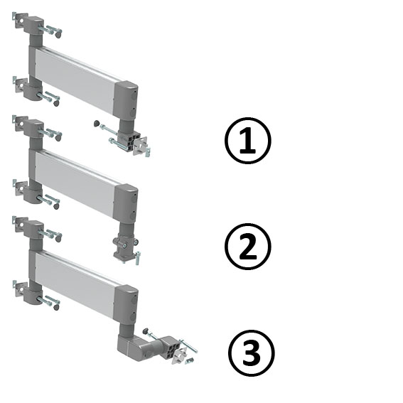 Bras système I80H 370 (Set)