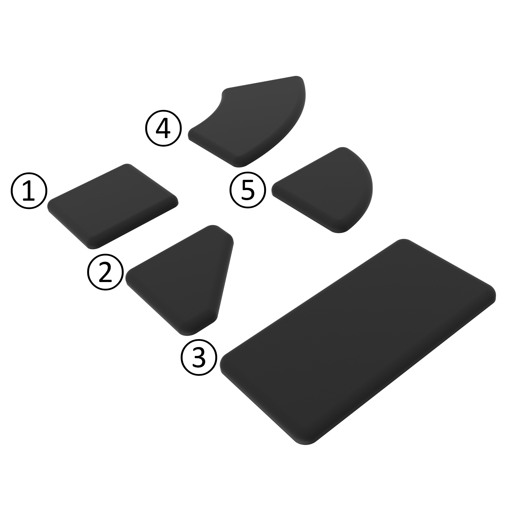 Cover Cap for 40 mm Modular Dimension