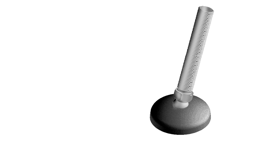 Base PA for Swivel Feet, Ball Joint 22 – application example