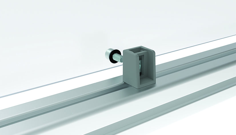 Uniblock 18 CS, grau – Anwendungsbeispiel
