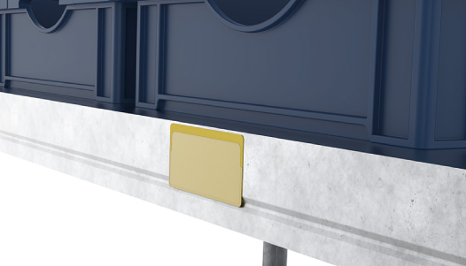 Top Open Self-adhesive Label Envelope 50 - 2"