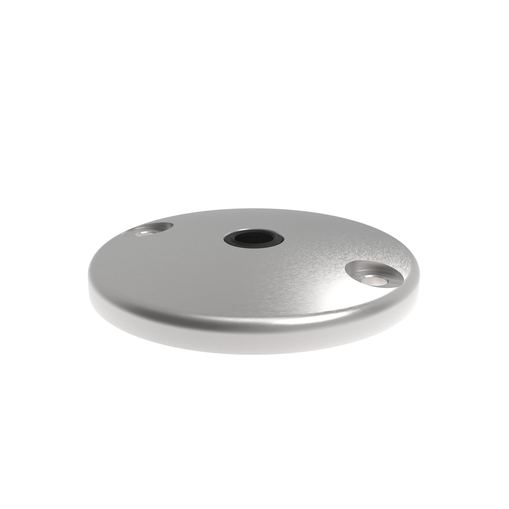 Base acier inox BDH para patas giratorias, rótula 15 098D120EB – imagen del producto