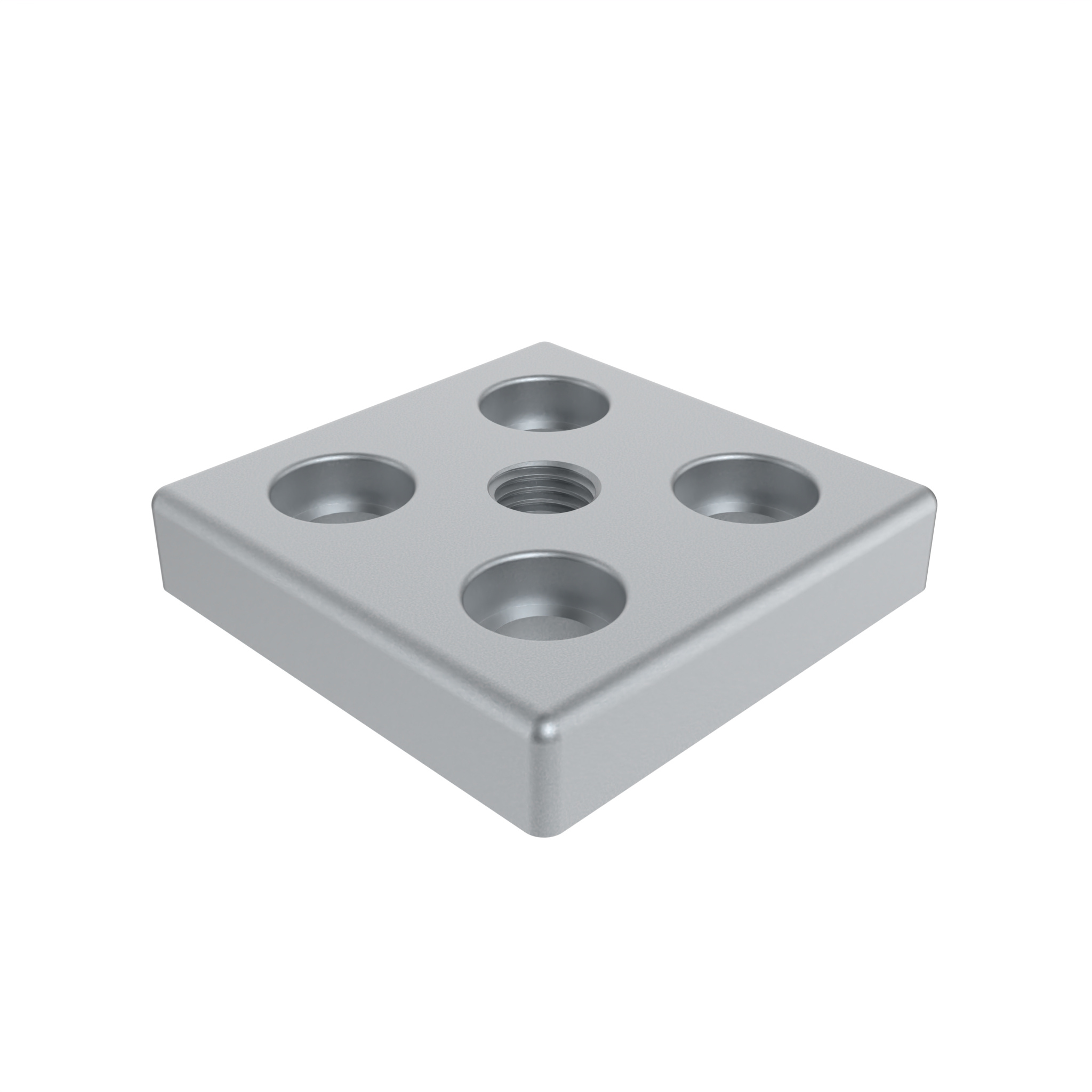 Transport- und Fußplatte ZN 80 x 80, blank 093T80801612R – Produktabbildung