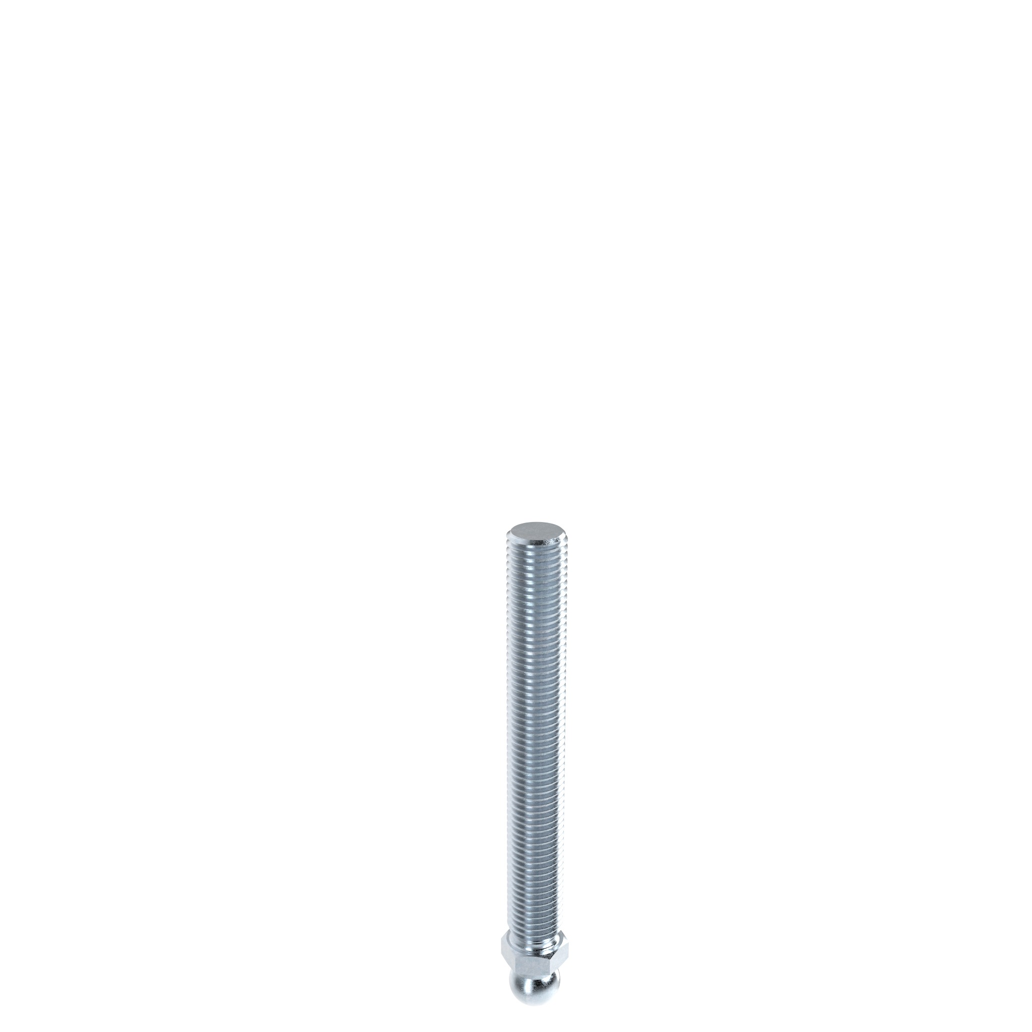 Tige filetée acier métrique pour pieds rotulé, rotule 15 098DM16125M – image du produit