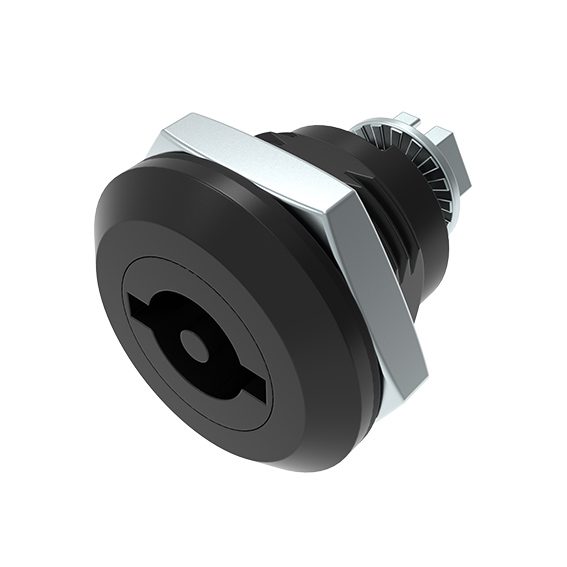Industrie Standard Drehriegel 22,5 / 18, ZN schwarz – Produktabbildung