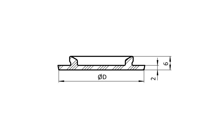 Anti-slip Plate for Swivel Feet, Ball Joint 10