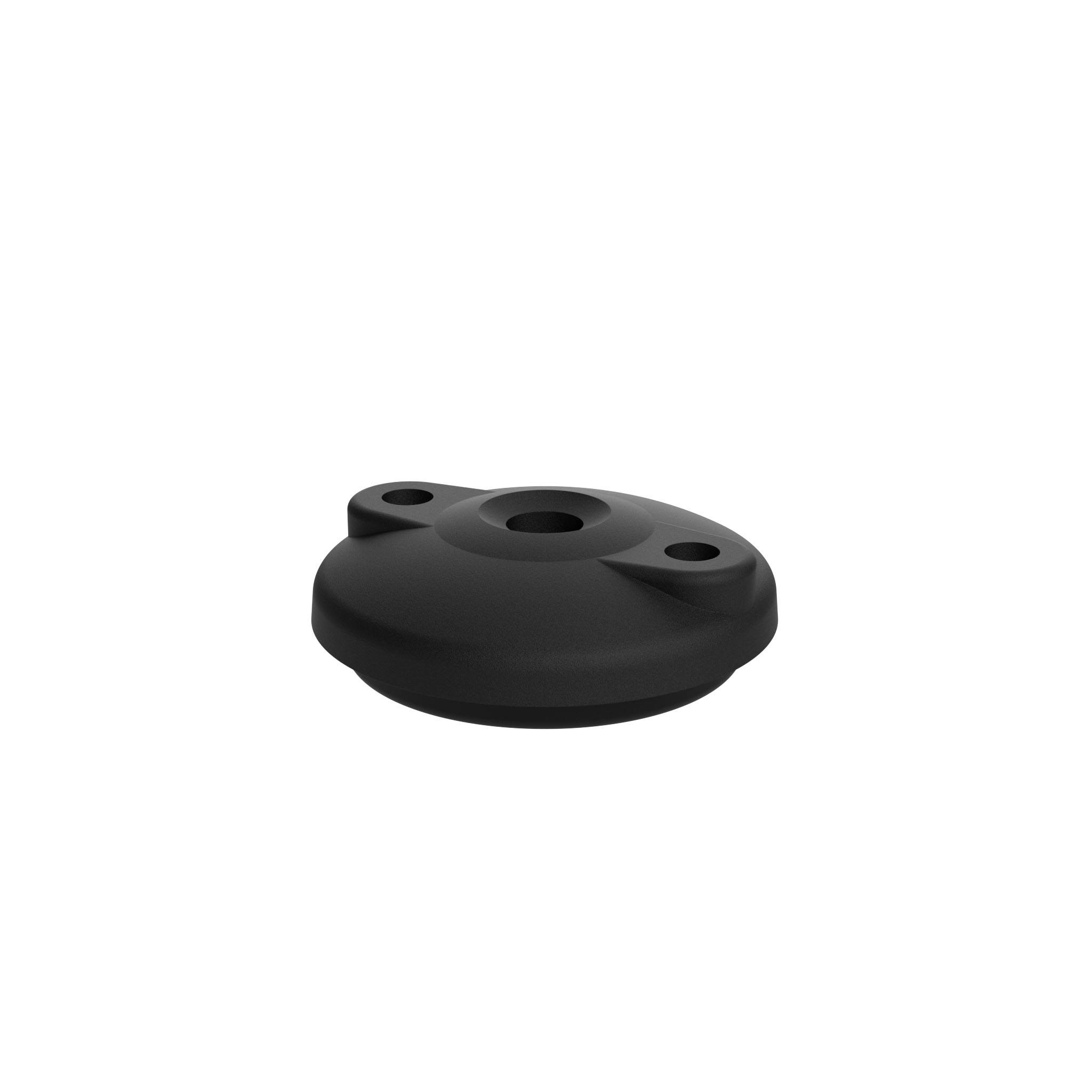 Base PA BDH pour pieds pivots 098A080KBG – image du produit