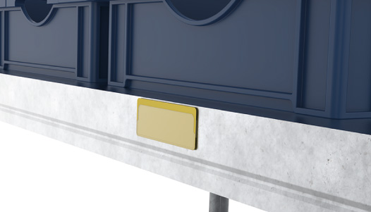 Top Open Magnetic Label Envelope 37 - 1.5"