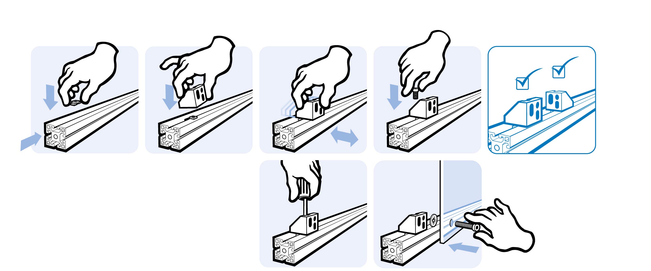 Uniblock ZN 40 CS – Montagegrafik