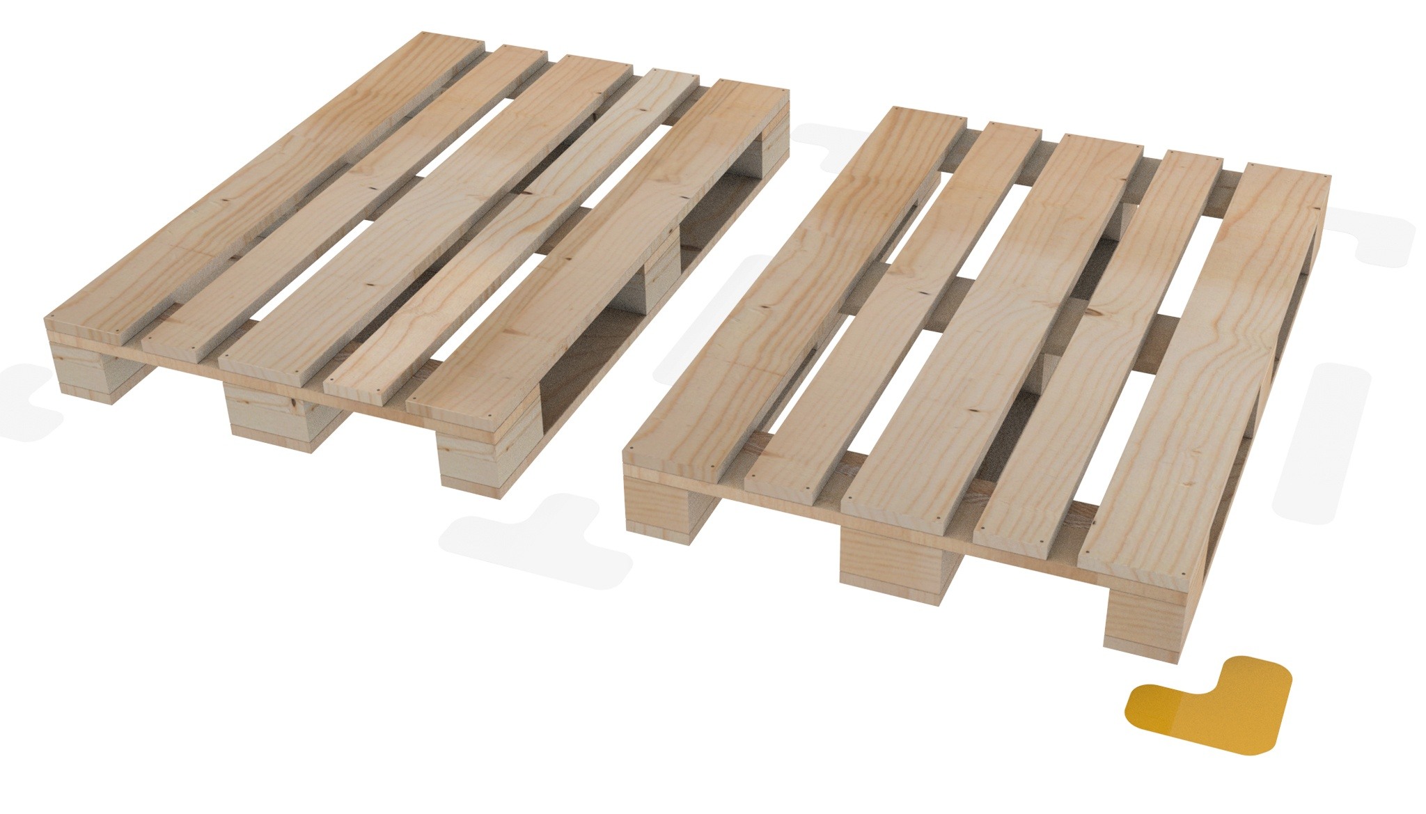Floor Marking L-shape EXTRA Strong 90, Rounded