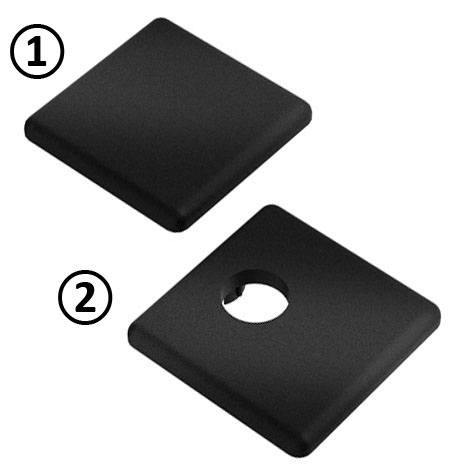 Cover Cap for Wire Mesh Frame Profile