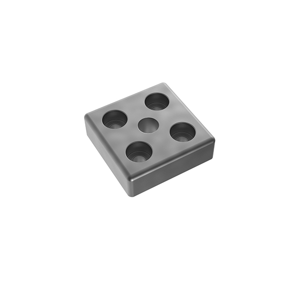 Placa de transporte y base ZN 40 x 40, sin recubrimiento