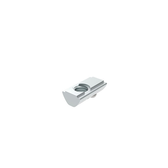 Roll-in T-slot Nut 12.0 x 7.2 mm with Spring Loaded Ball 096468 – product image