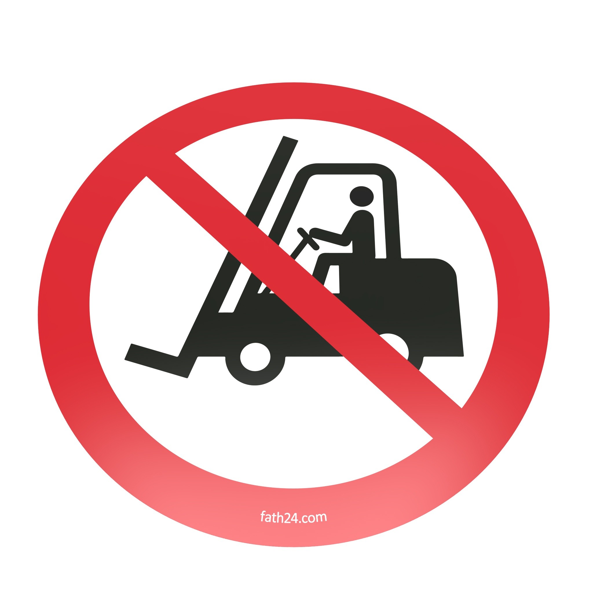 No Forklift Traffic Floor Sign 0203SP01 – product image