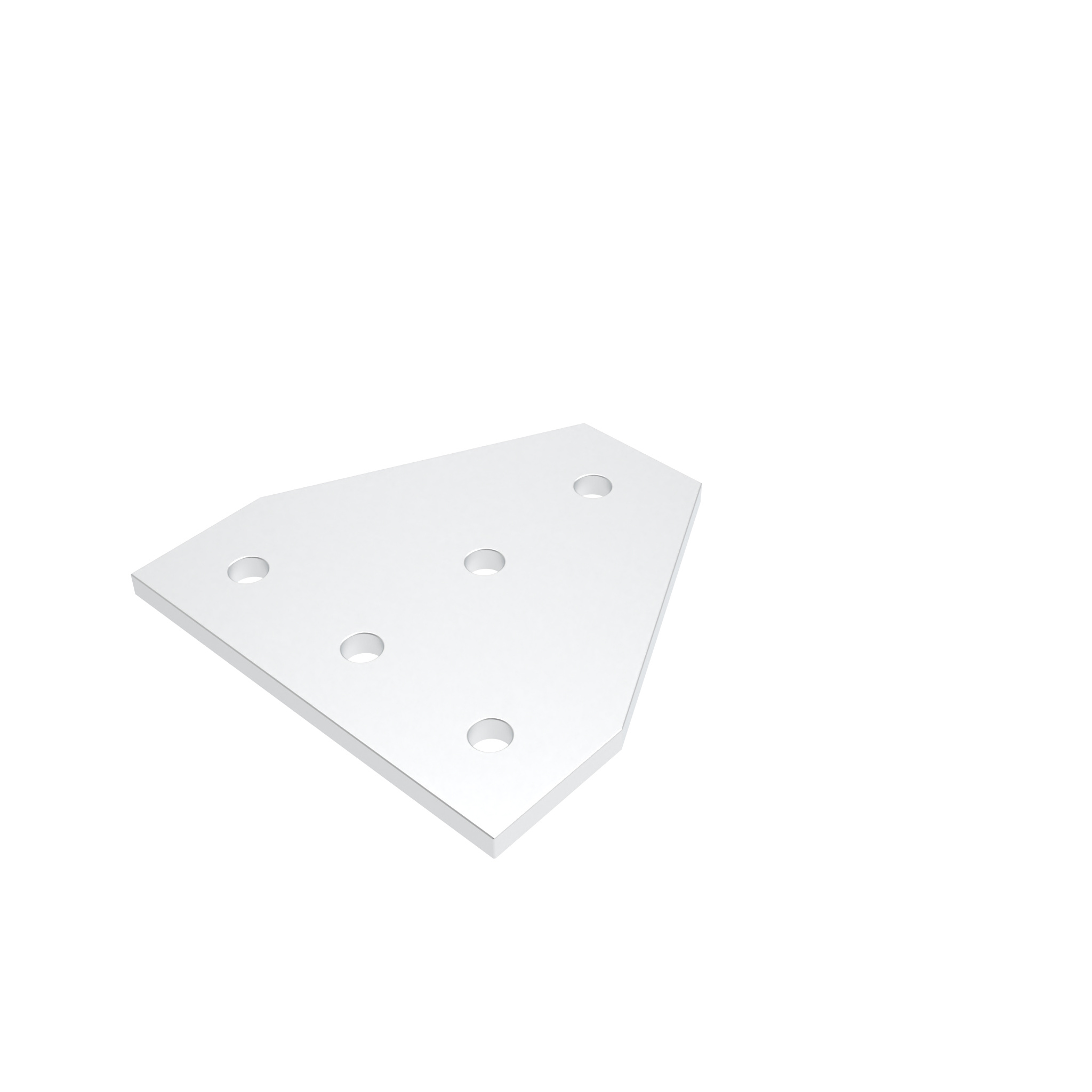 ECO Connection Plate AL T 5 Hole, 1 Slot Version 093EVT114114 – product image