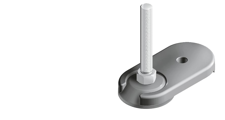 Floor Mounting, Pivot Feet