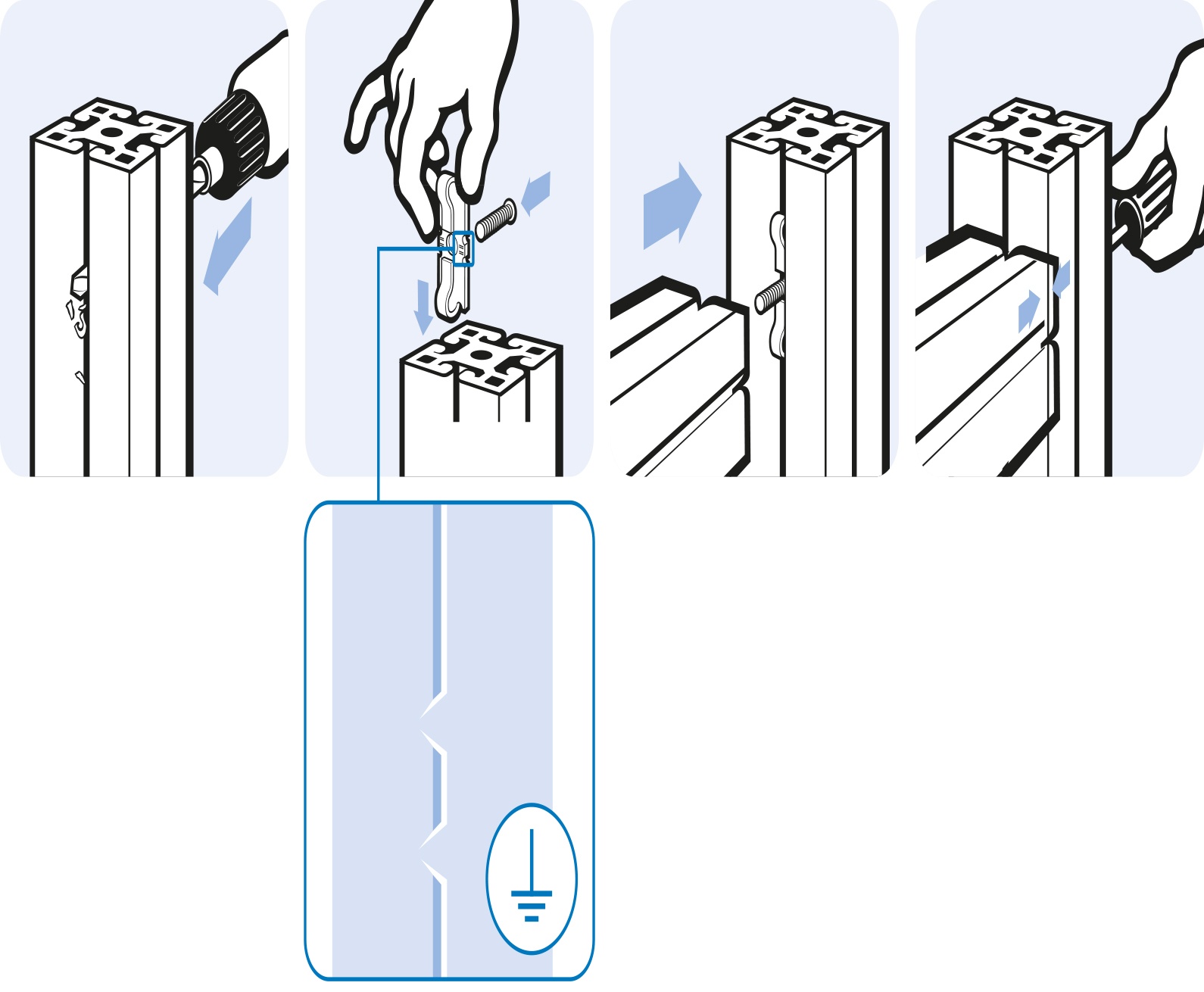 Connecteur vis I – schéma de montage