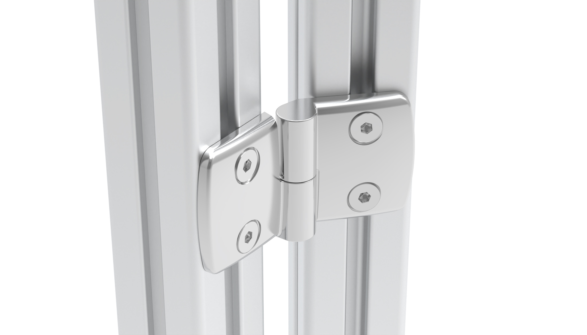 Bisagra combinada de acero inoxidable 45, desmontable