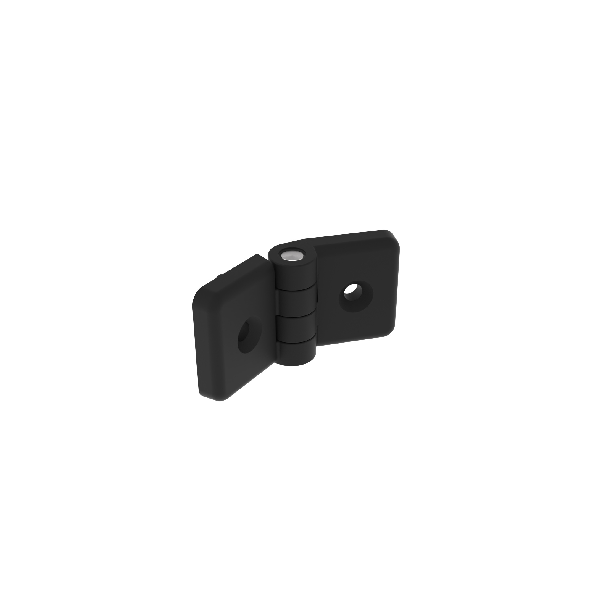 Heavy-duty Plastic Hinge 40, Black 095KS4040F08 – product image