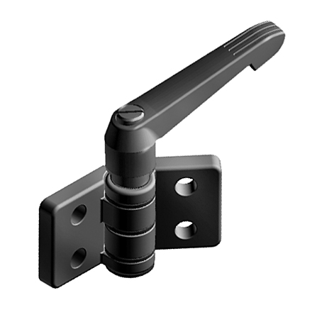Zinc Die-Cast Hinge with Locking Lever