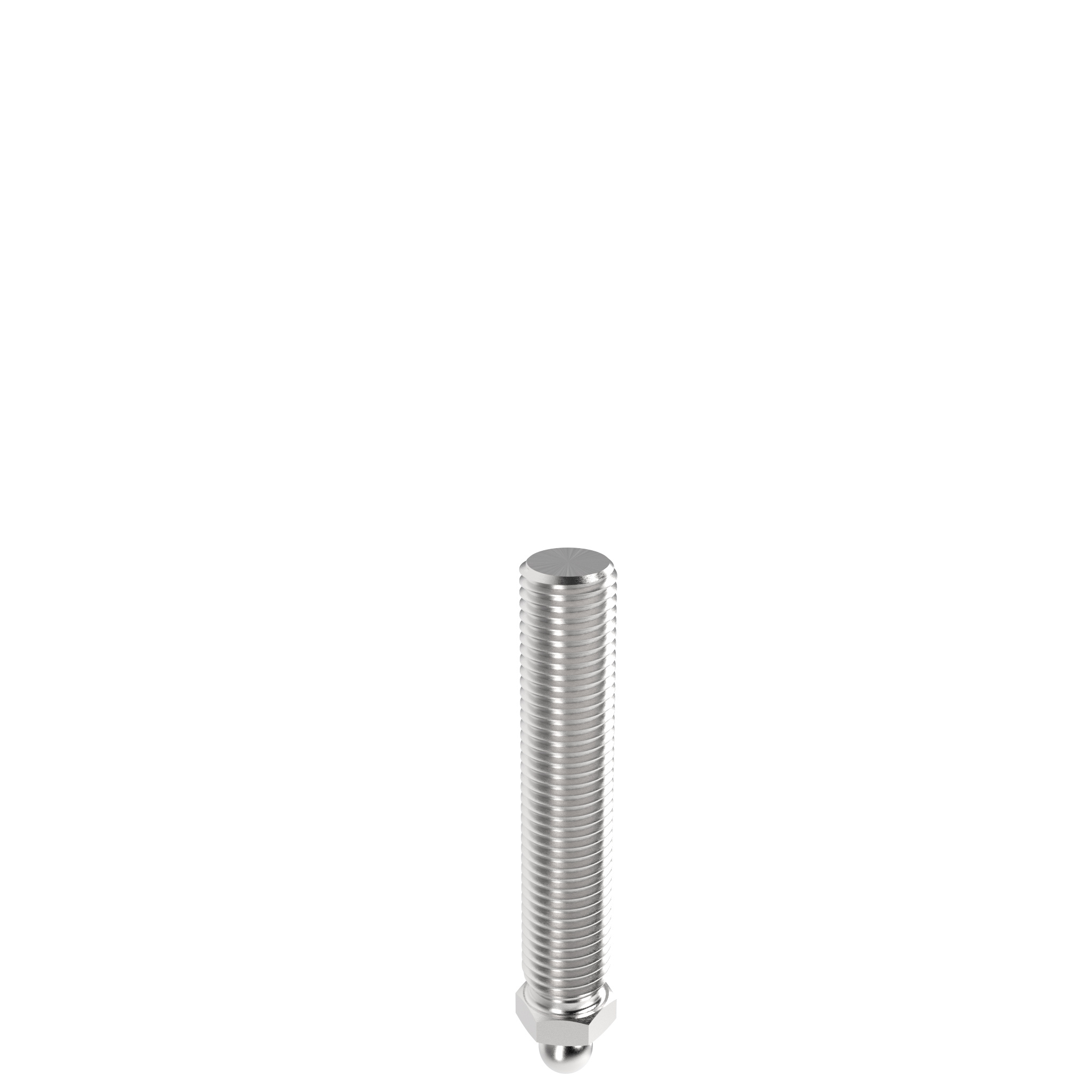 Tige filetée acier inox métrique pour pieds rotulé, rotule 15 098DM24125E – image du produit