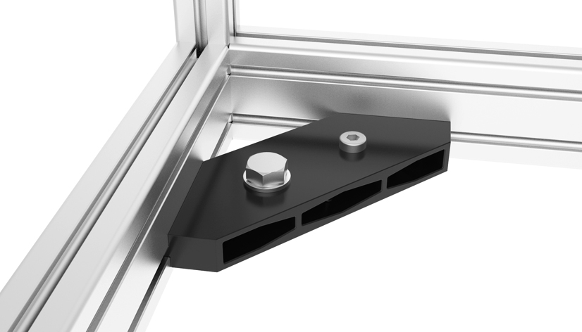 Platine d'appuis 90°