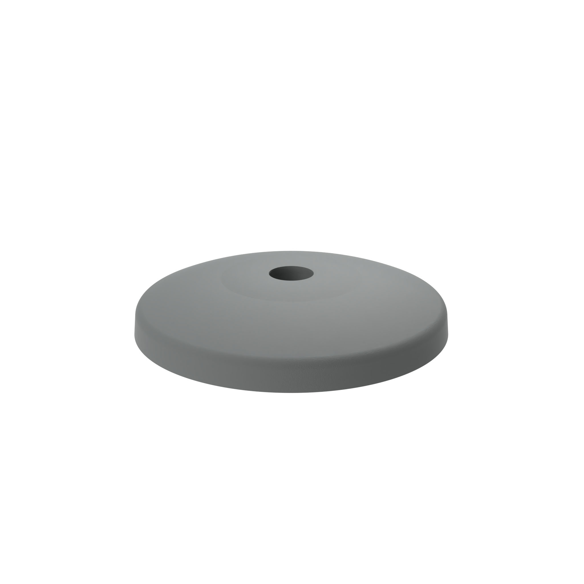 Base PA pour pieds à rotule, rotule 15, gris 098D100KS03 – image du produit