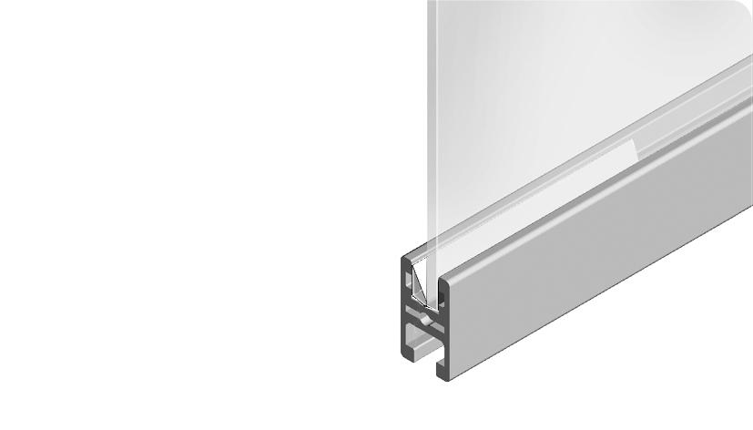 Clamping Spring for Clamp Profil 18 x 32 – application example